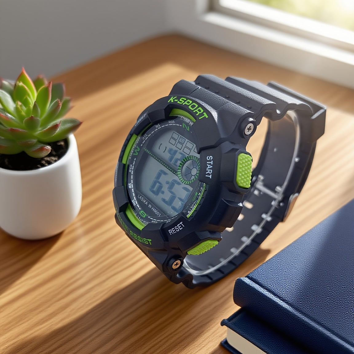 Boys' Student Watch Alarm Clock Birthday Gift Waterproof Fitness Wristwatch