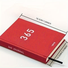 365 Days All Year Cloth Cover Planner, 18.5 X 13