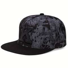 Men's K Letter Hip Hop Baseball Cap