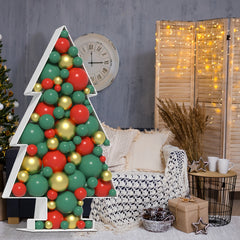 DIY Mosaic Christmas Tree Marquee Decorations