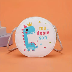 Kids Dinosaur Letter Crossbody Bag Waterproof Coin Purse Wallet