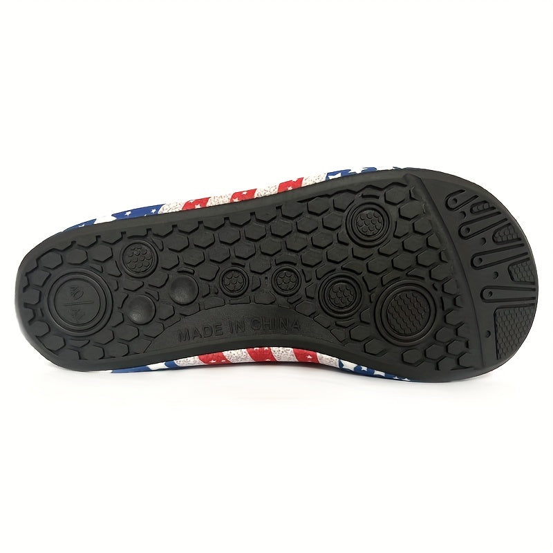 Women's Star & Stripe Patriotic Water Socks Beach Shoes