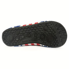 Women's Star & Stripe Patriotic Water Socks Beach Shoes