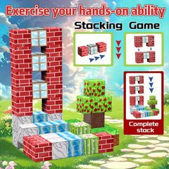 108pcs CoolNuro Magnetic Animal Blocks Set Forest Theme Building Kit Toy