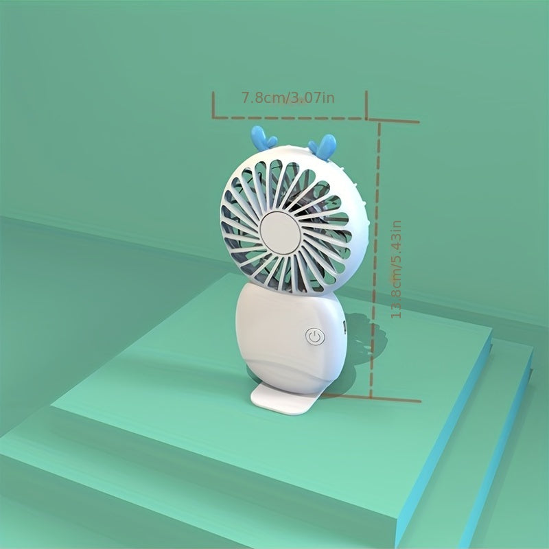 Rabbit Shape Pocket Fan USB Rechargeable