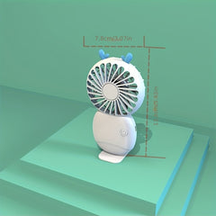 Rabbit Shape Pocket Fan USB Rechargeable