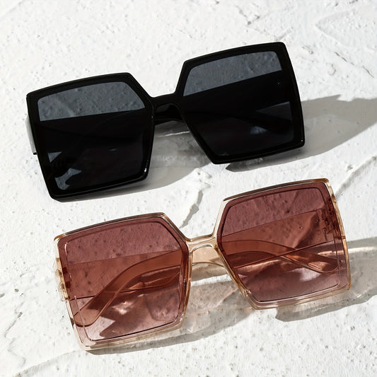 Square Sunglasses Large UV400 Sun Shades Driving Beach Travel