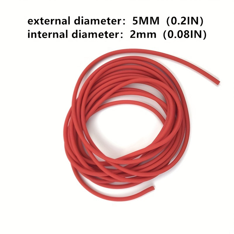Natural Latex Slingshot for Shooting Red Rubber Tube Outdoor Sports