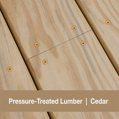 100 Wood Screws Coarse Thread Deck Star Flat Head Rust Resistant Epoxy
