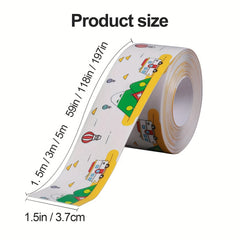 Cartoon Caulk Strip Self Adhesive Tape for Kitchen Bathroom