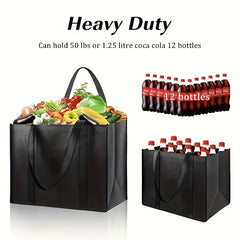 10pcs Reusable Grocery Shopping Bag Large Foldable Tote Bag Washable 16 1 10