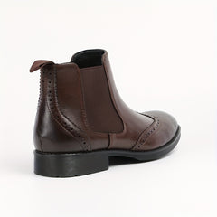 Men's Brogue Chelsea Boots Casual Shoes