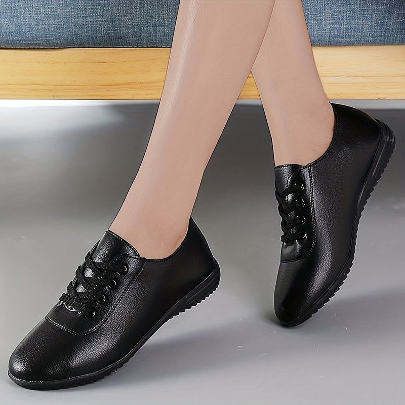 Women's Lightweight Lace Up Sneakers Anti-skid Shoes