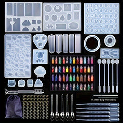 Epoxy Resin Silicone Mold Kit for DIY Jewelry Making
