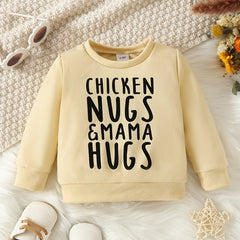 Baby Casual Style Letter Print Sweatshirt