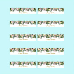 Elegant Wedding Water Bottle Sticker Set