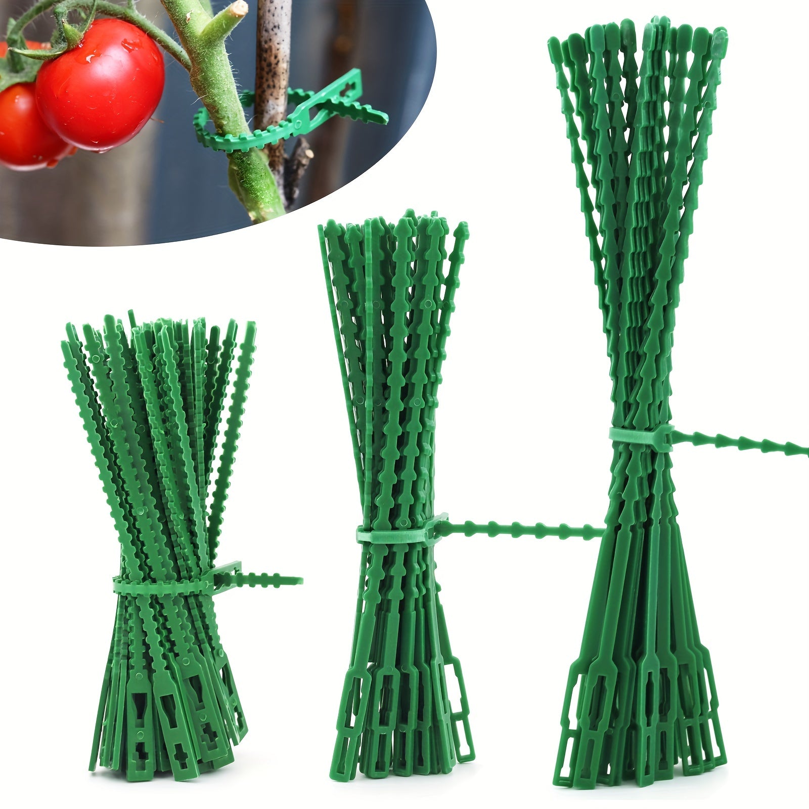 Adjustable Garden Plant Twist Ties Green Tie - Securely Tie Plants & Vines