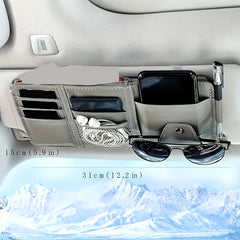 Car Sun Visor Organizer for Essentials and Documents
