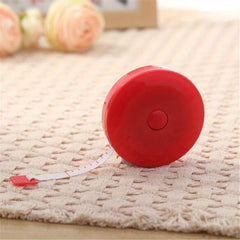 1.5m Mini Soft Tape Measure Retractable Small Sewing Fabric Plastic Tape Measure