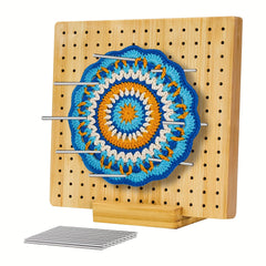 Bamboo Wooden Board for Knitting and Crochet Projects