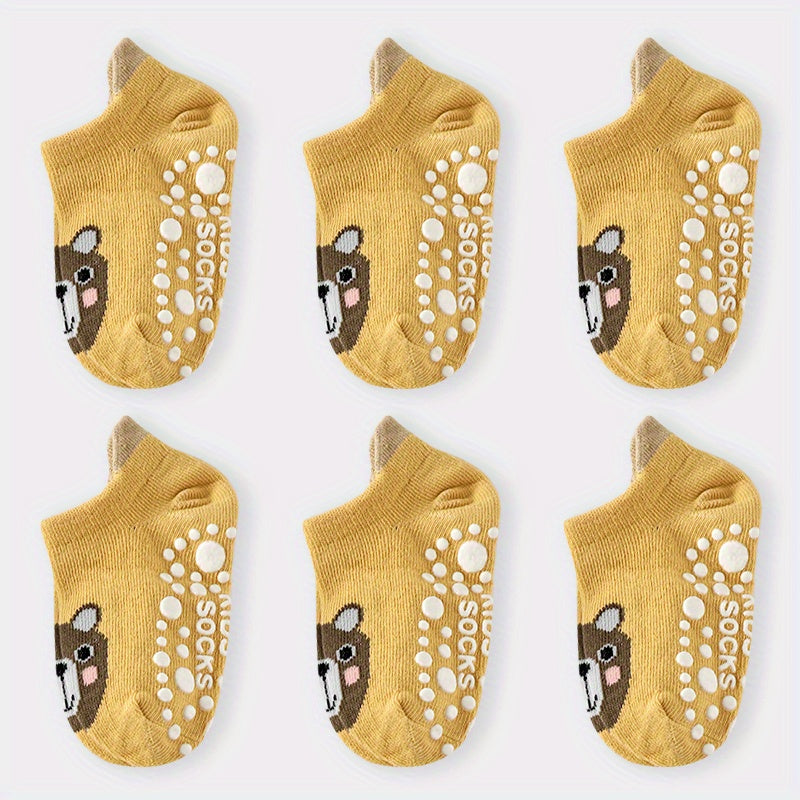 6pcs Adorable Cartoon Socks for Kids