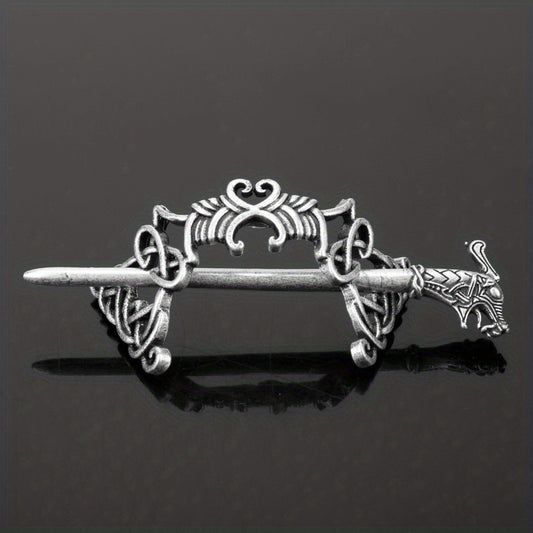 Viking Hair Bun Cuff Cage Ponytail Hair Cuff Women Girls Hair Accessories
