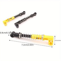 4pcs MOC Tech Building Block Shock Absorber Accessories High ABS C01