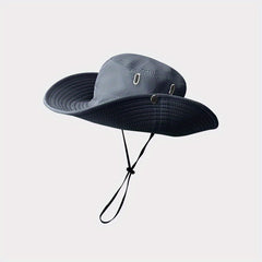 Sunshade Big Brim Cowboy Bucket Hat for Outdoor Sport