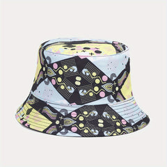 Funny Double-Sided Bucket Hat Hawaiian Vacation Sunshade Hat