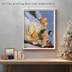 DIY Adult Digital Painting Princess and Stilt Perched on Evening Branch Kit