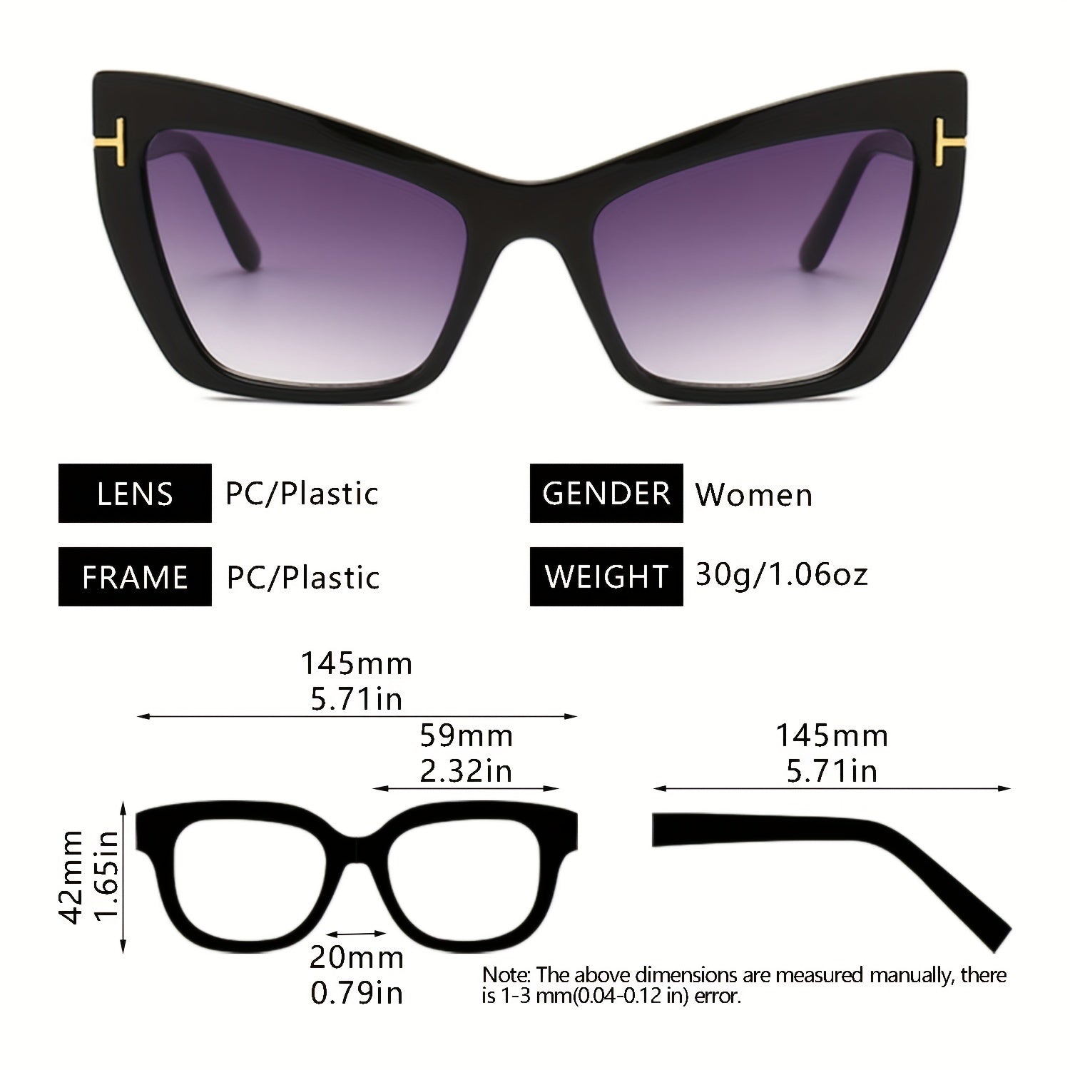 Cat Eye Frame Glasses Vintage Spectacle Frame Eyeglasses Sunglasses