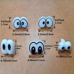 9 Pairs Animal Eye Doll Making Supplies DIY Crafts