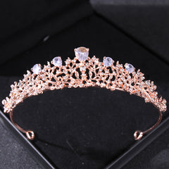 Rhinestone Crown Headband Bridal Wedding Party Decor Princess Tiara