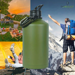 64oz Stainless Steel Insulated Water Bottle for Camping