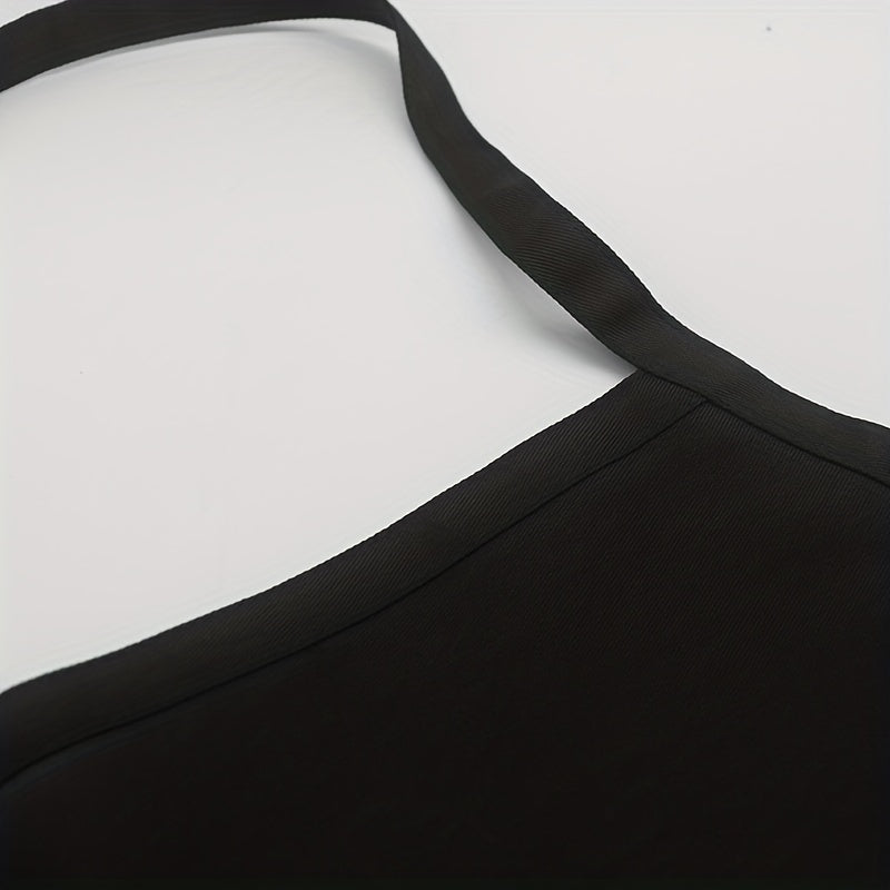 Polyester Apron Adjustable Unisex Cooking Apron Solid Chef Waiter Adult Apron