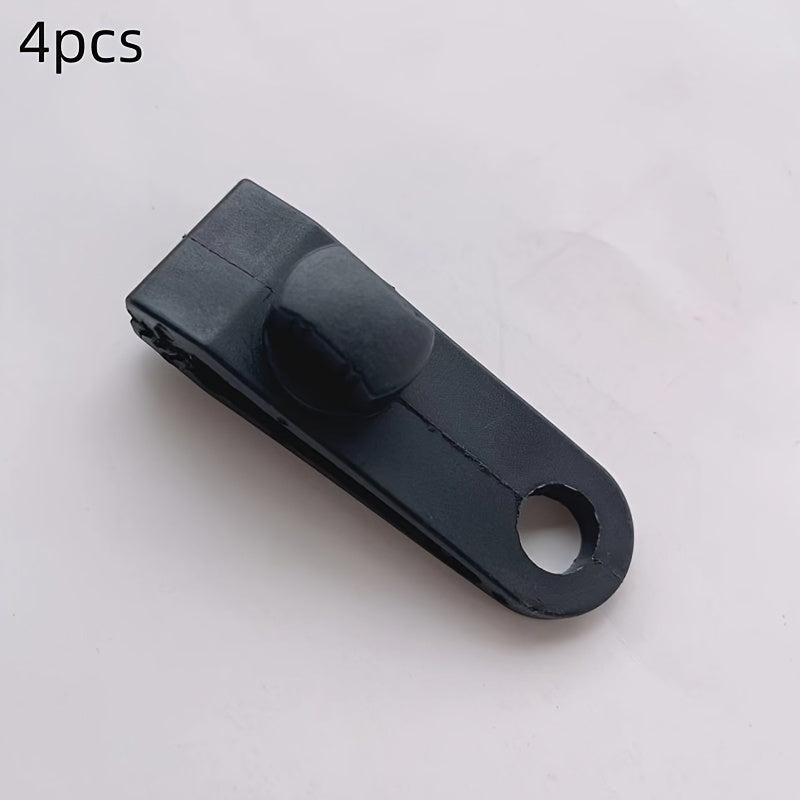 4PCS Outdoor Camping Tent Clips Canopy Awning Tent Clip Reinforced Nylon Buckle