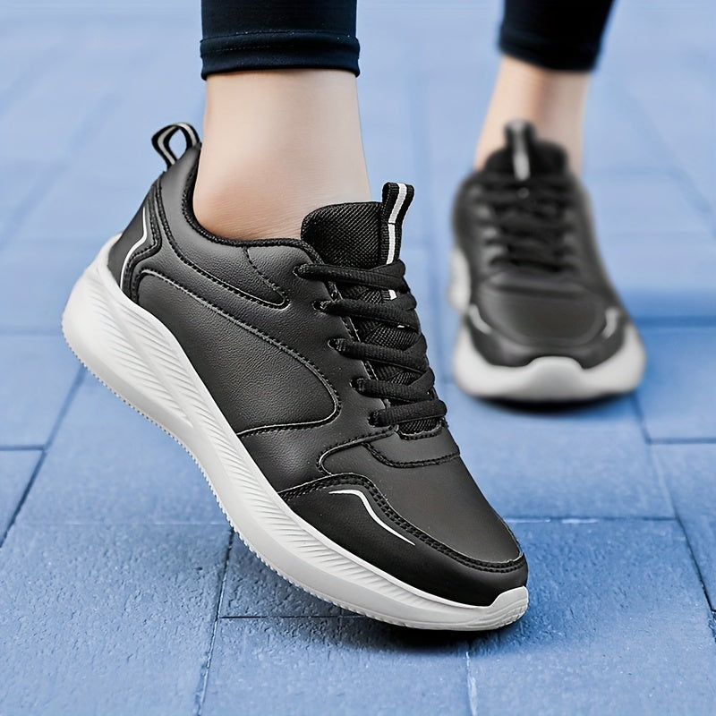Waterproof Lace Up Running Shoes for Women