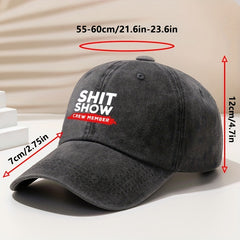 Soft Top Baseball Cap with Letter Embroidery for Outdoor Sport