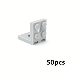 50pcs Building Blocks 2X2 with 2 Holes Bracket Accessories Educational Toys