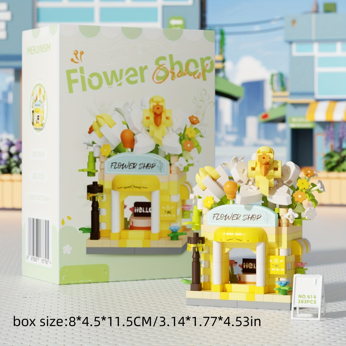 Flower Shop Building Blocks Set