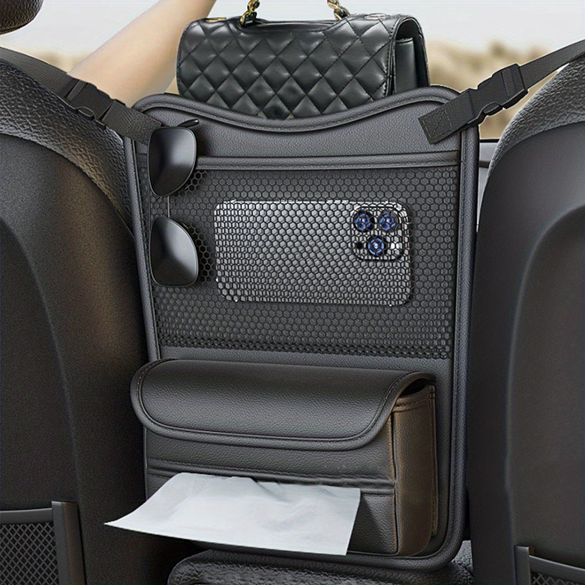 Car Middle Seat Storage Bag for Central Control - Car Accessories