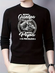 Men's Warm Crew Neck Pullover Sweater for Fall Winter
