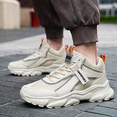 Men's Chunky Sneakers Breathable Ankle Top for Jogging Gym