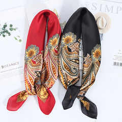 Women's Satin Silk Hair Wrapping Scarf Night Sleeping Headscarf