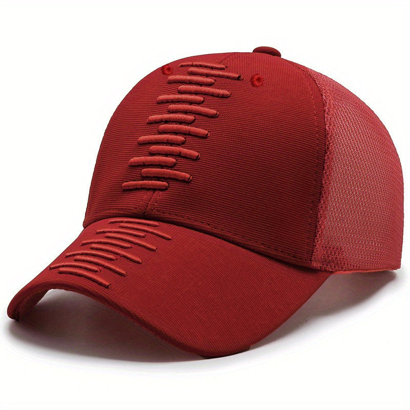Adjustable Mesh Baseball Cap Outdoor Sun Visor