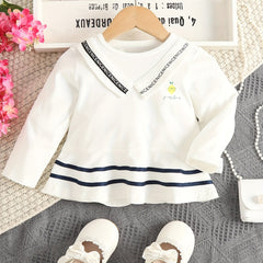 Baby Girls Long Sleeve T-shirt Kids Pullover Top