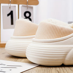 Boys Cartoon Plus Fleece House Shoes Soft Non Slip Indoor Walking Shoes