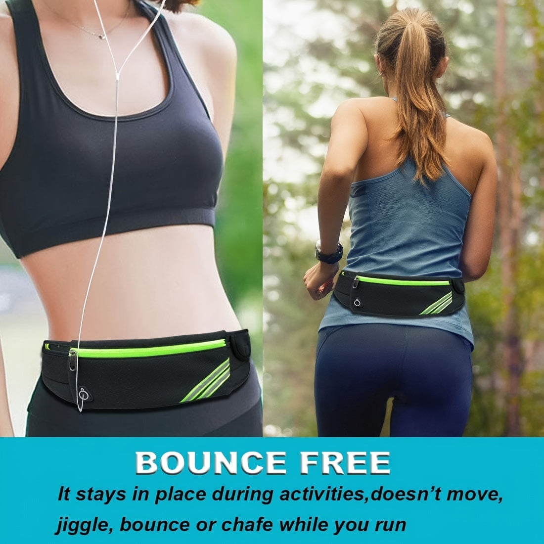 Running Fanny Pack Sports Waist Bag For Jogging & Cycling