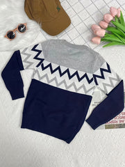 Boys Double Layer Thick Warm Pullover Sweater
