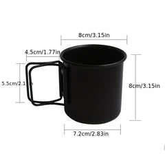 300ml Portable Aluminum Alloy Cup for Camping Picnic Hiking